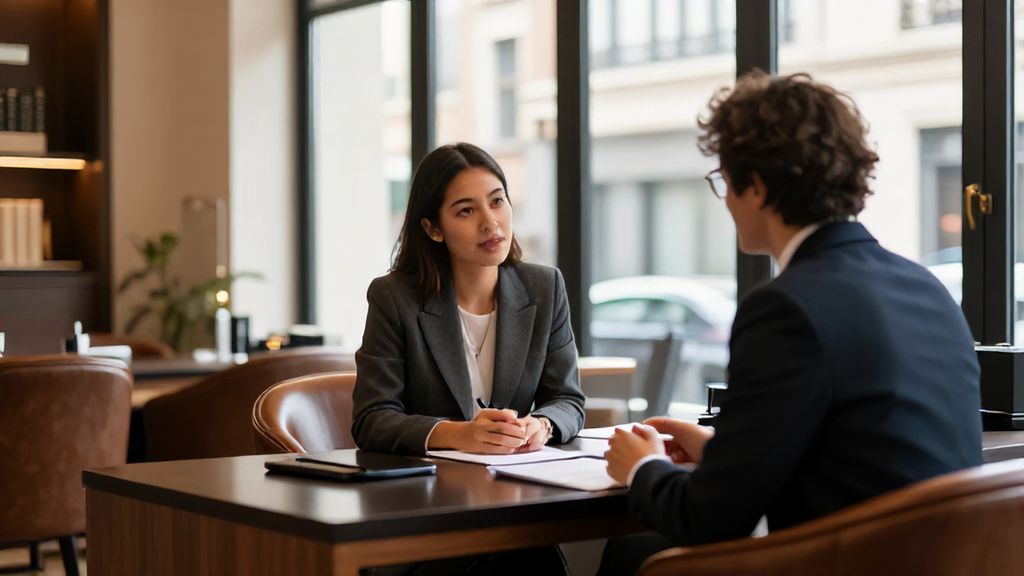 Reunión con un coach financiero